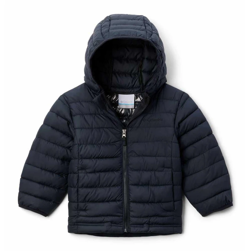 Columbia Youth Boys' Hooded Jacket, Powder Lite II, L- Youth