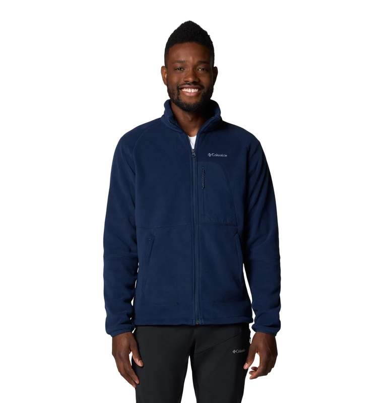 Columbia Men's Rapid Expedition 2 Full Zip Fleece, Full Zip Fleece Jacket, Collegiate Navy, XX-Large