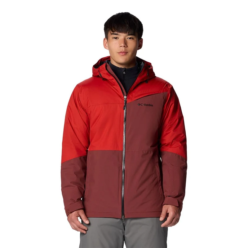 Columbia Men's Iceberg Point 2 Jacket, Spice/Sail Red, XXL