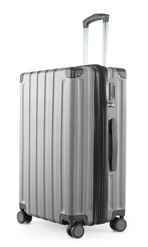 Hauptstadtkoffer Q-Damm - Large Hard-Shell Suitcase, TSA, 4 Wheels, Check-in Luggage with 6 cm Volume Expansion, 78 cm, 133 liters, Silver