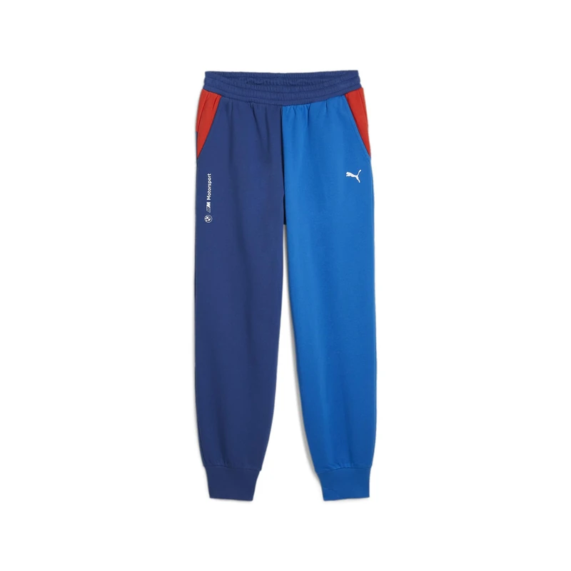 PUMA Men's BMW M Motorsports Essentials+ Fleece Pants Sweatpants, Pro Blue-m Color, X-Large