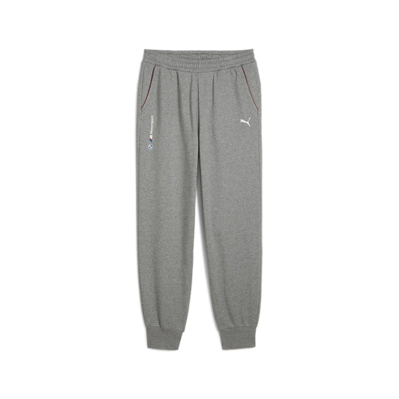 Puma Men's BMW M Motorsport Essentials Fleece Sweatpants, Medium Gray Heather+, XXL