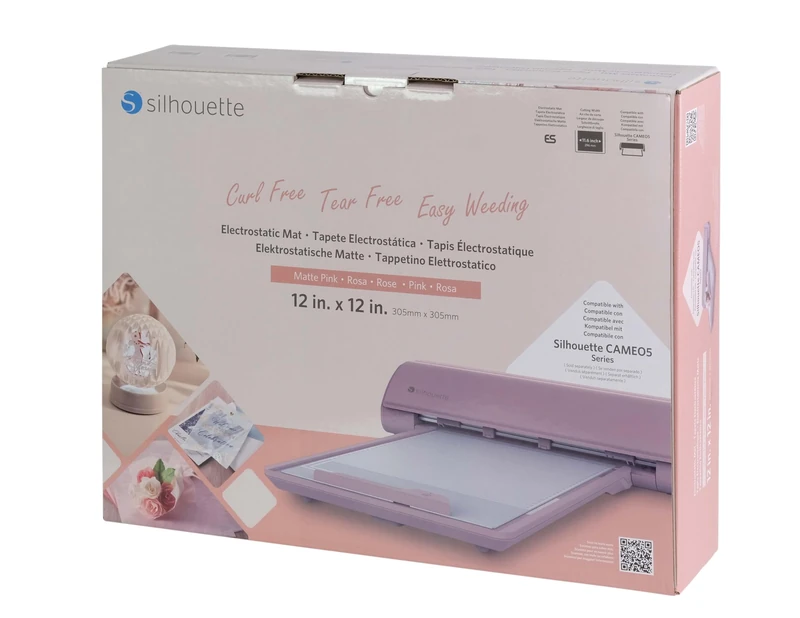 Silhouette America Electrostatic Cutting Mat - 12x12 Matte Pink