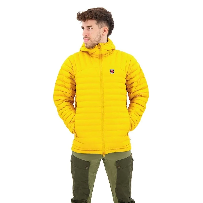 Fjallraven 86119-161 Expedition Lätt Hoodie M Jacket Men's Mustard Yellow Size M