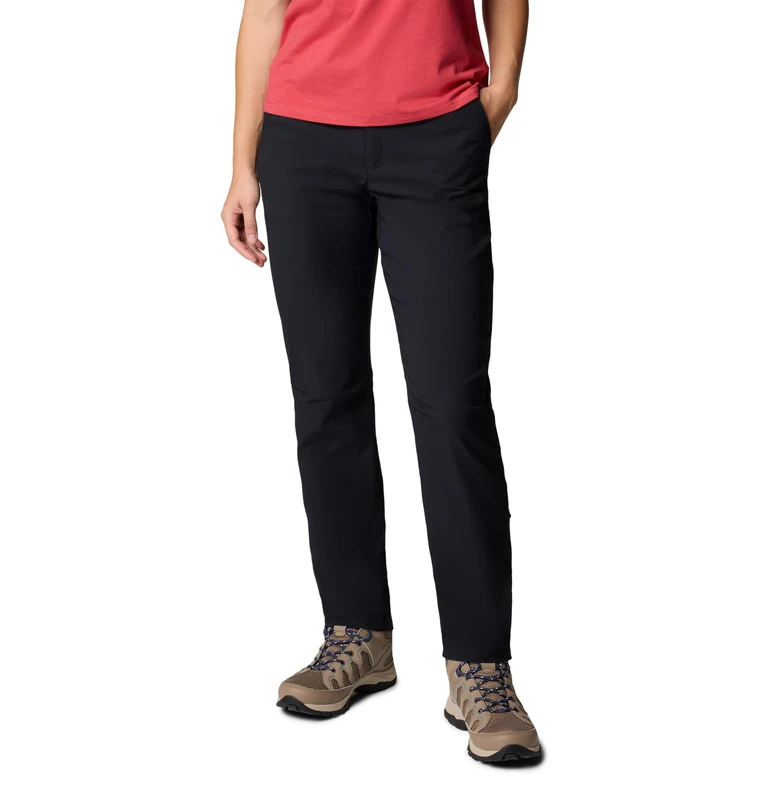 Columbia Women's Leslie Falls Pant, Hiking Trousers, Black, Size W4/R