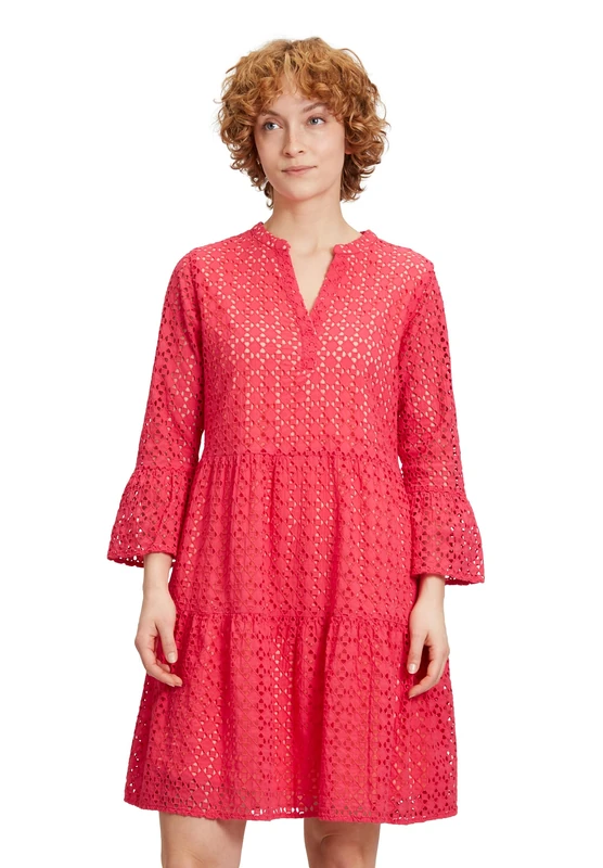 Cartoon Women's Dress, Raspberry, 14