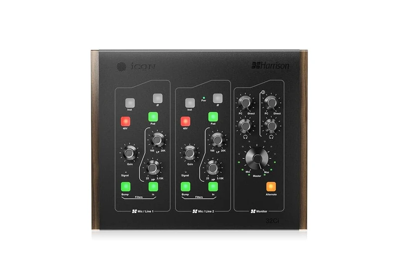 iCON 32Ci USB Audio Interface with Harrison MicPreamps
