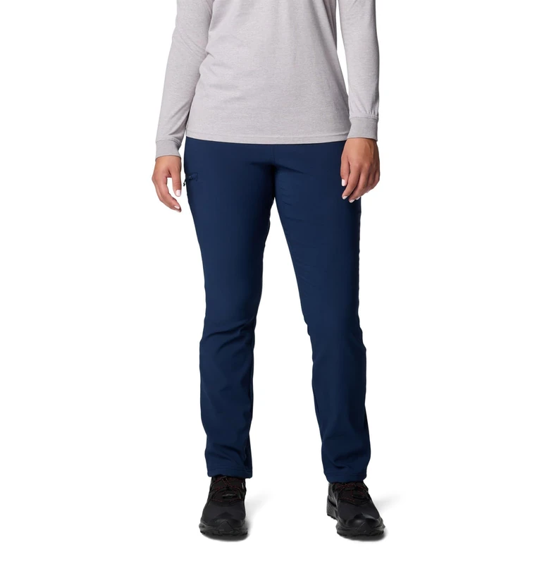 Columbia Women's Back Beauty High-Rise Pant, Hiking Trousers, Collegiate Navy, XL/R