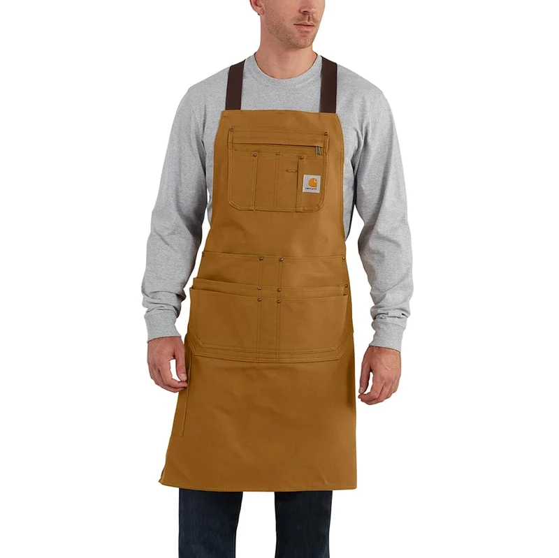 Carhartt Men's Firm Duck Apron, Brown, One size - Image 1