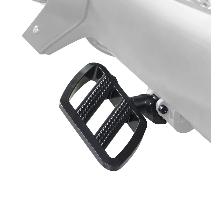 Show Chrome Combat Driver Floor Boards For Can-Am Ryker Aluminum Black Adjustable Extended Wider Footboards Foot Rest 600, 900, Rally, Sport 41-426BK