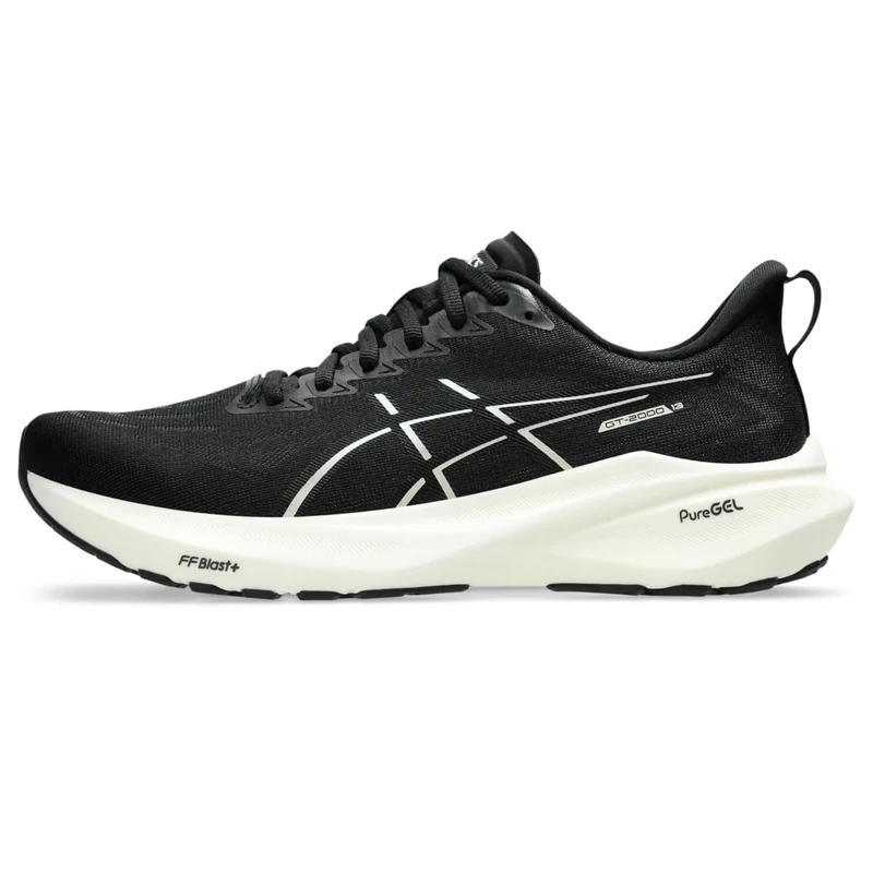 ASICS Men's GT-2000 13 Running Shoes, Black/White, 10 UK