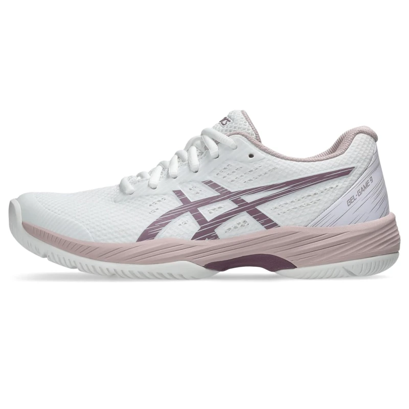 ASICS 1042A211-106 Gel-Game 9 Women White/Dusty Mauve UK 4