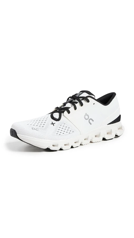 On Running Cloud X 4 Sneaker - Ivory Black Training Shoe
