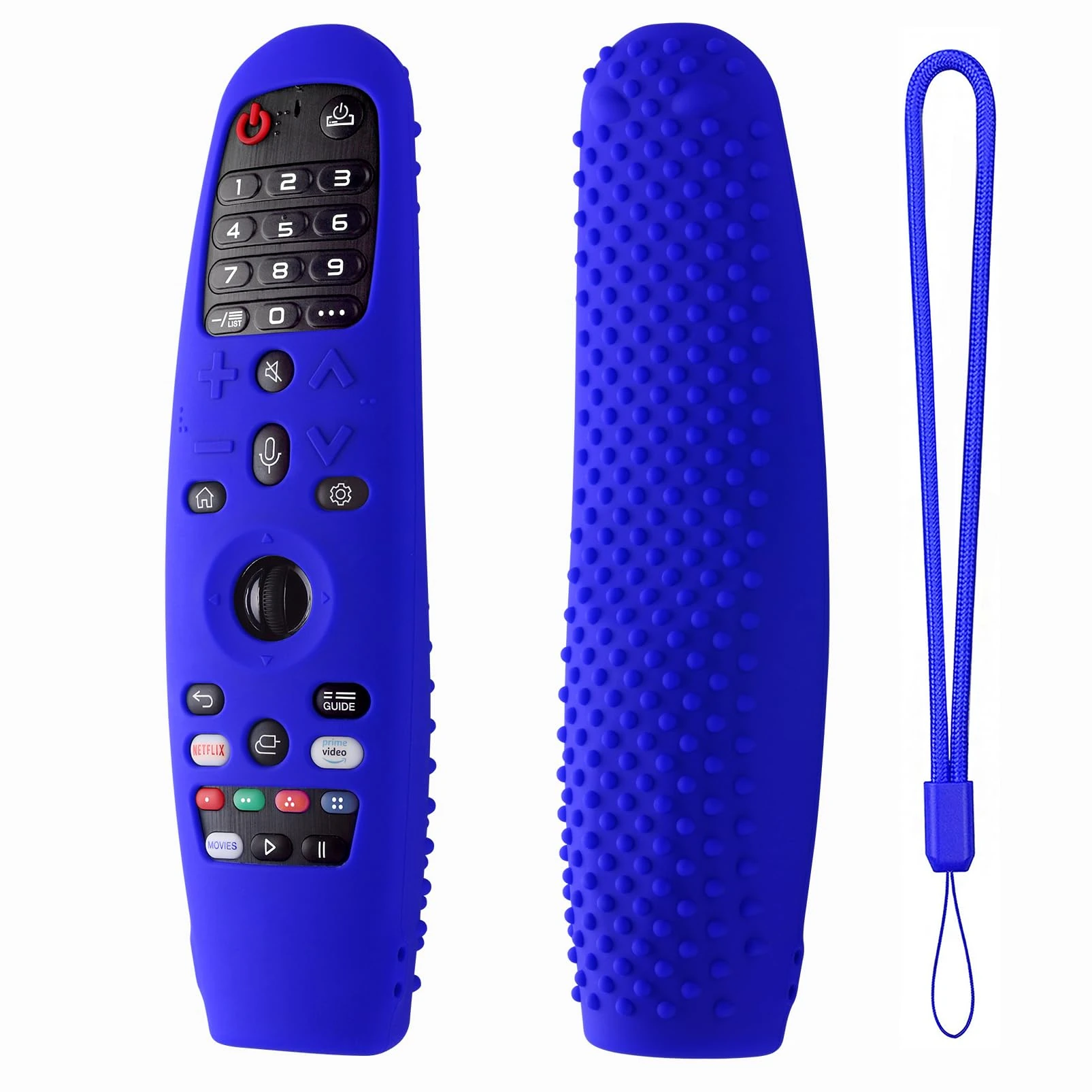 LG Remote Cover - Silicone Protective Case for Smart TV Remote (Blue)