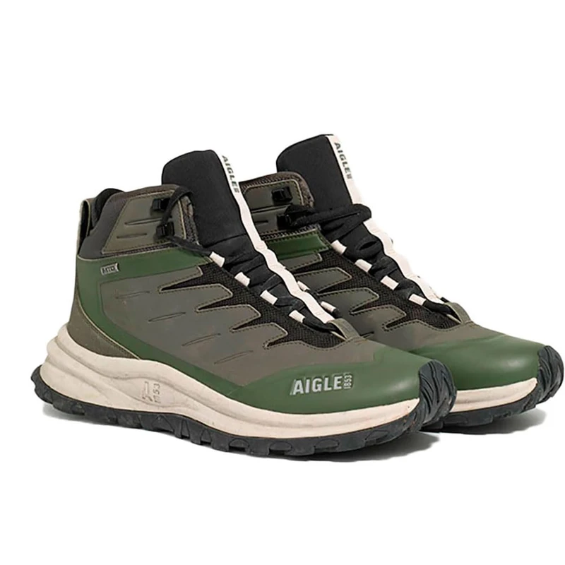 Aigle Men's Trekkix First Walker Shoe, Avocado Colours, 7.5 UK