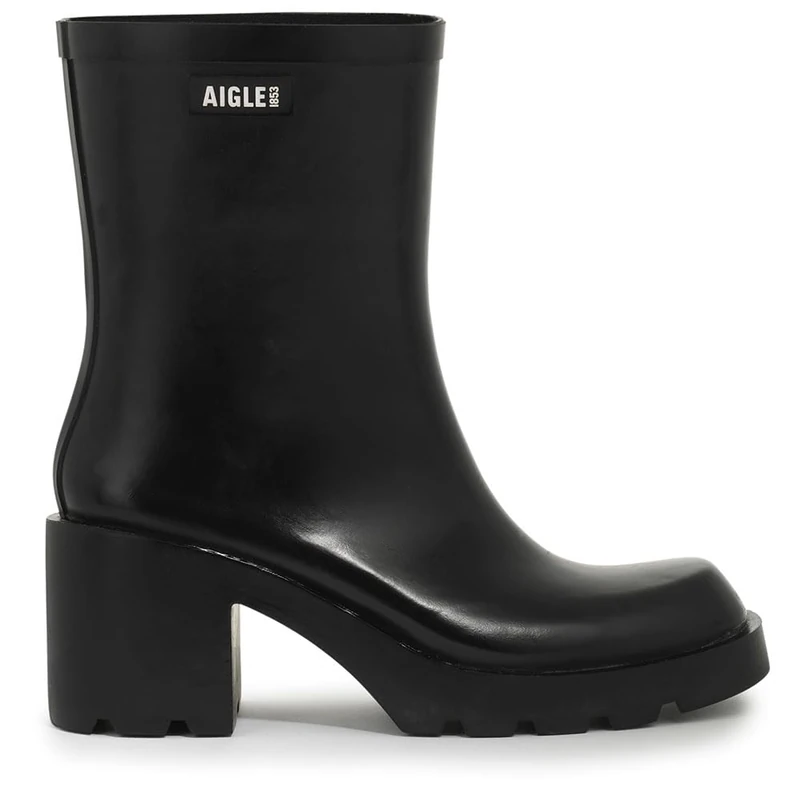 Aigle Women's Monceau Rain Boot, Black, 7.5 UK