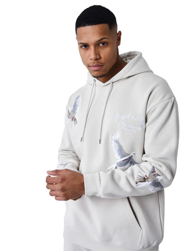 PROJECT X PARIS Men's Sweatshirt, Grey, Size XL - Image 1