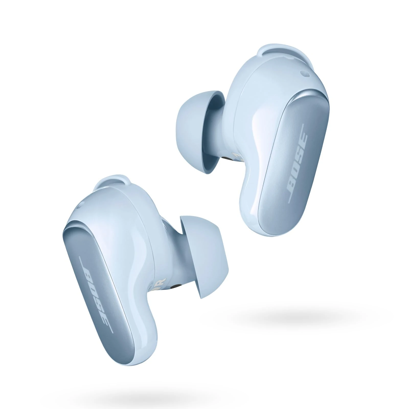 Bose QuietComfort Ultra Wireless Noise Cancelling In-Ear Earbuds, Bluetooth Noise Cancelling Earbuds with Spatial Audio and World-Class Noise Cancellation, Moonstone Blue - Limited Edition
