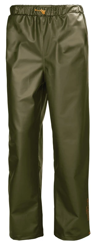 Helly Hansen Workwear Men's Gale Waterproof Rain Trousers, Light Olive, 4XL