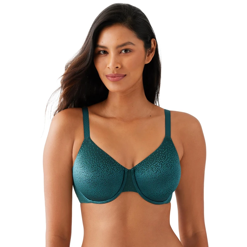 Wacoal Women's Back Appeal Unlined Full Coverage Underwire Bra, 855303, Opaque, Ponderosa Pine, 38D
