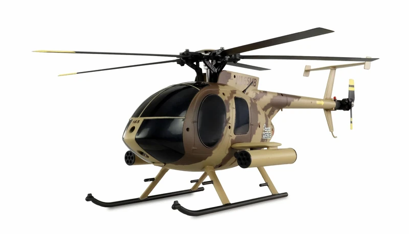 Amewi 25336 AFX MD500E Military Brushless 4-Channel 325 mm Helicopter 6G RTF Brown