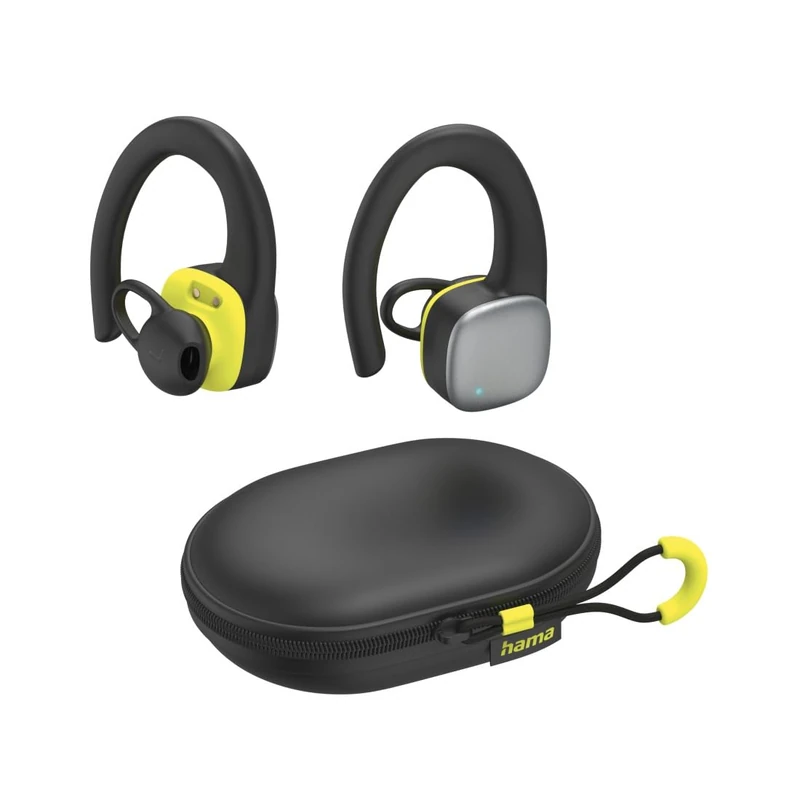 Hama Spirit Athletics True Wireless Bluetooth Headphones - Black/Yellow