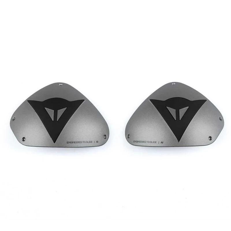 Dainese - Dets Aluminum Shoulder Plates, Aluminium Motorcycle Shoulder Protectors, Replacement Protectors for Motorbike Suit, for Men and Women, Aluminum/Black