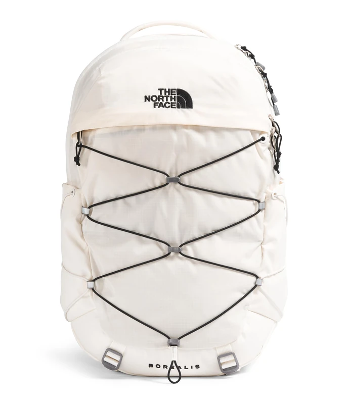 The North Face Women's Borealis 27L Backpack, Gardenia White/Tnf Black