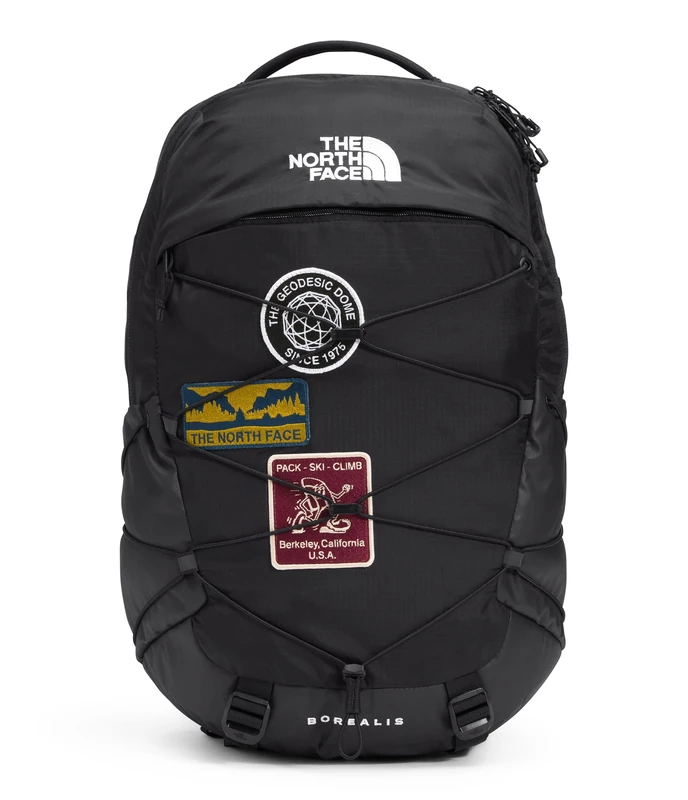The North Face Unisex Borealis 28L Backpack, TNF Black U Borealis Patch/Tnf White