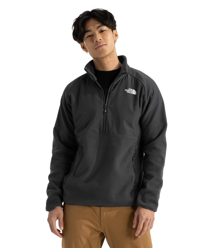 The North Face Men's Glacier Heavyweight 1/2 Zip Sweatshirt, Asphalt Grey/Asphalt Grey, XXL