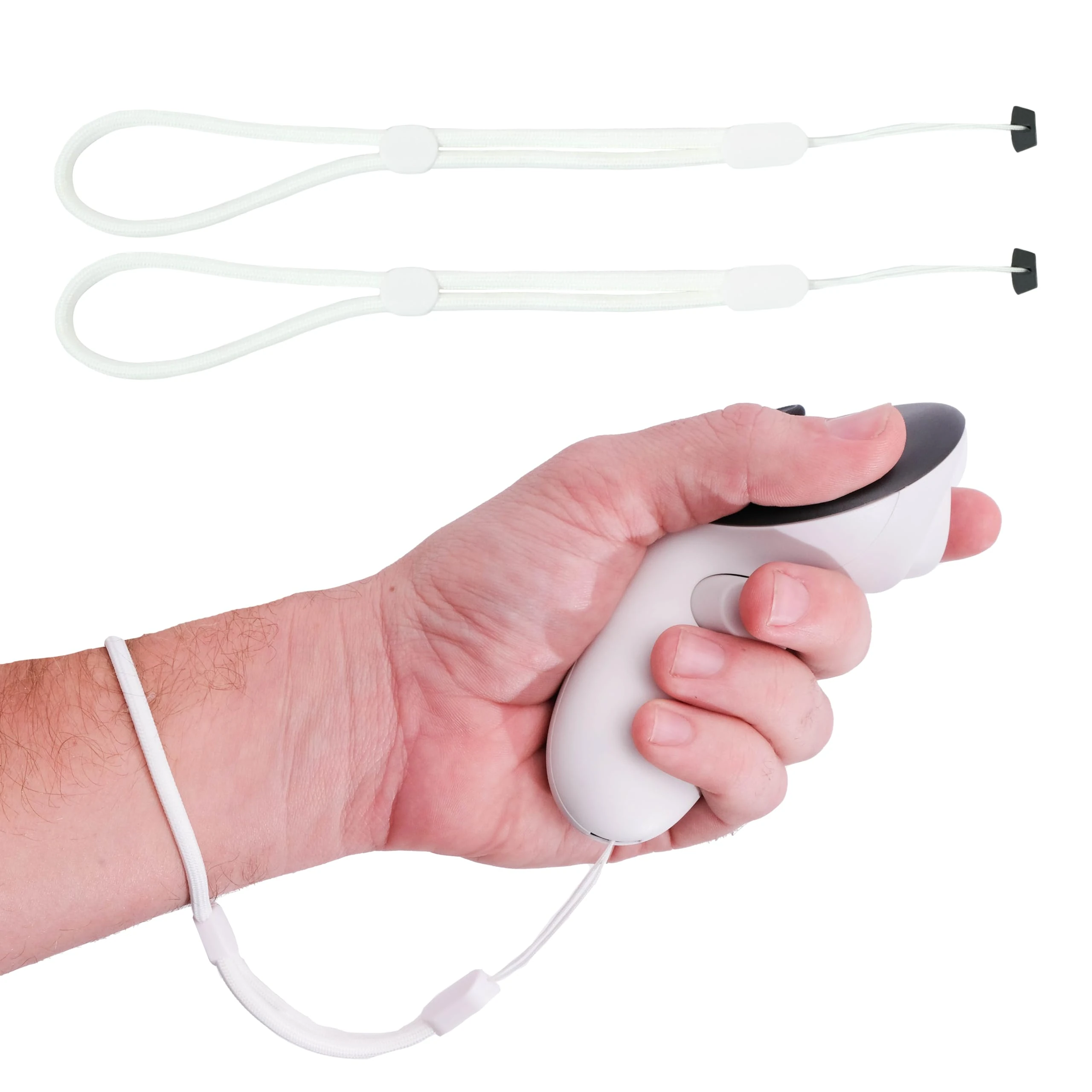 DeadEyeVR Upgraded Wrist Straps for The Oculus Quest/Rift S (White Quest 3)