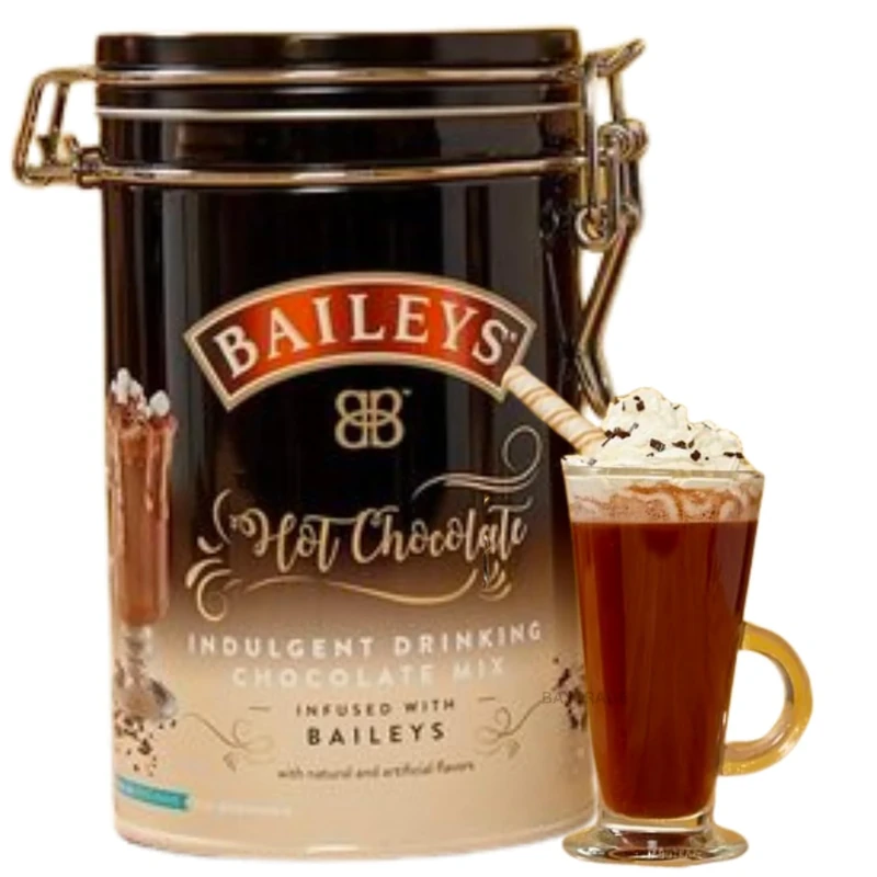 Baileys Hot Chocolate | Drinking Chocolate 200g| Christmas Gifts for Women Men Family | Xmas Gifts for Women Presents | Instant Hot Chocolate Powder | Unique Gifts for Friends Housewarming Couples