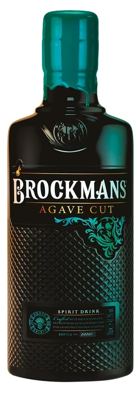 Brockmans Agave Cut | 70cl | 41.2% ABV | Crafted with Brockmans Gin, Premium Mexican Agave Spirit and Pink Grapefruit | Small Batch Production | Gift Box | Perfect for Cocktails, G&T & Gifts