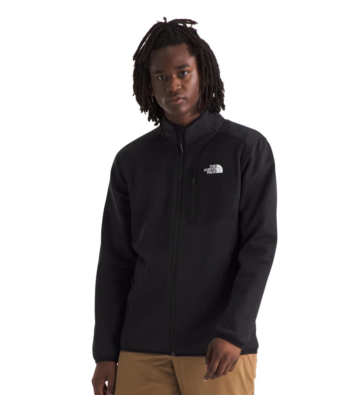 The North Face Men's Crest Full Zip Fleece Jacket, Tnf Black, XXL