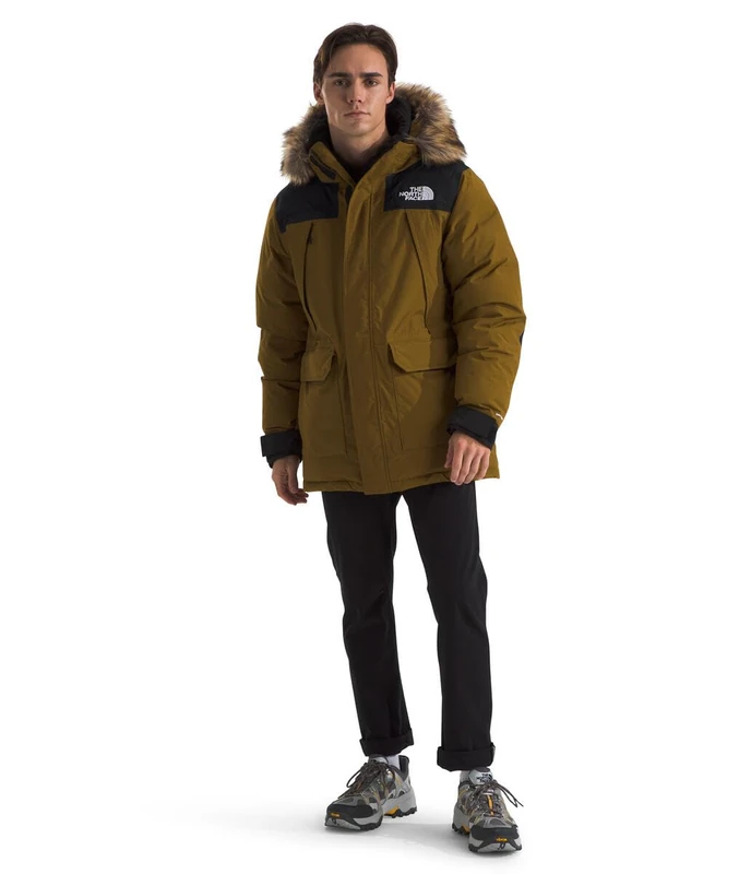 The North Face Men's Mcmurdo Parka, Moss Green/Tnf Black, L - Image 1