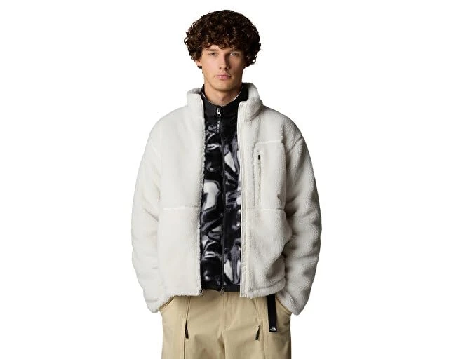 The North Face Men's Extreme Pile Fz 2 Fleece Jacket, White Dune, XXL