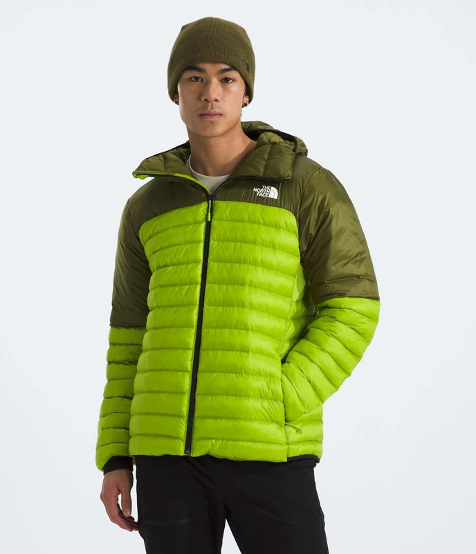The Noth Face Men's Terra Peak Hoodie Jacket, Meadow Grass/Forest Oli, S