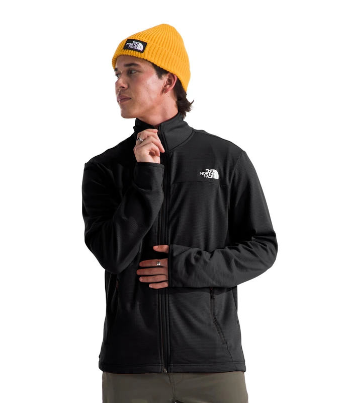 The North Face Men's Cap Rock Full Zip Fleece Jacket, Tnf Black, S