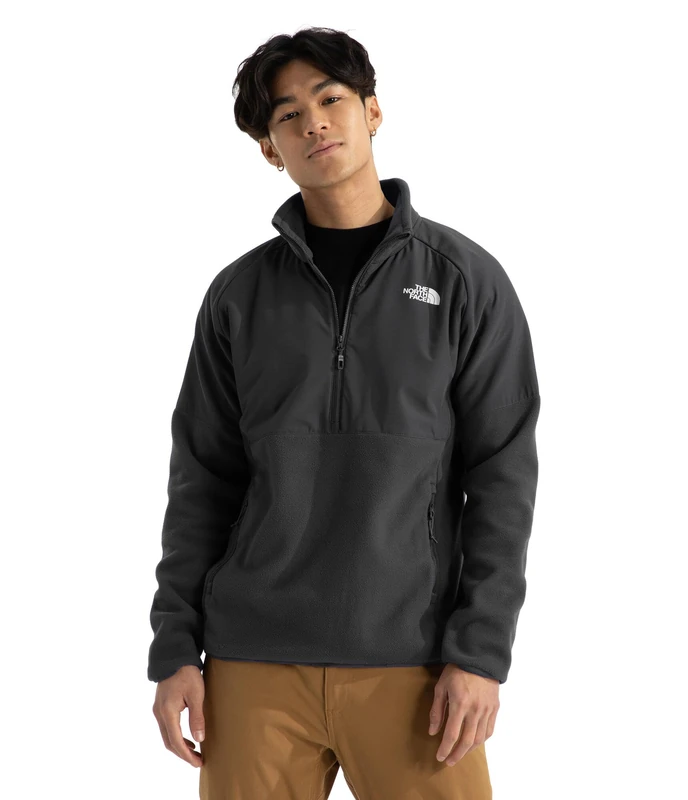 The North Face Men's Glacier Heavyweight 1/2 Zip Sweatshirt, Asphalt Grey/Asphalt Grey, L