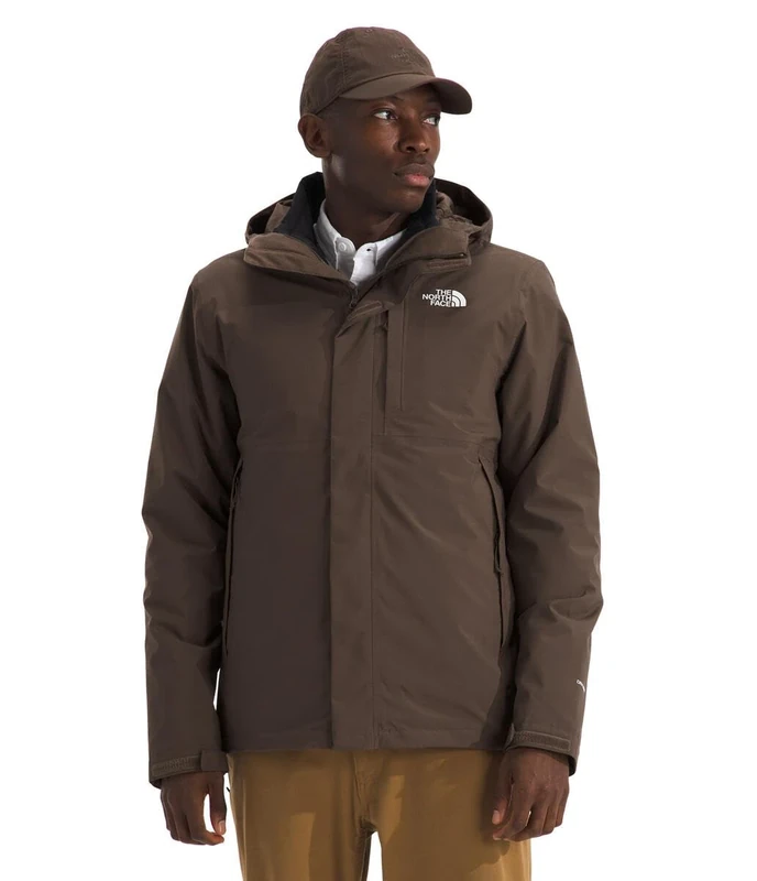 The North Face Men's Carto Triclimate Jacket, Smokey Brown/Tnf Black, S