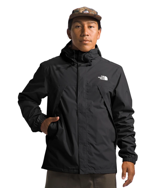 The North Face Men's Antora Jacket, Tnf Black/Npf, XXL