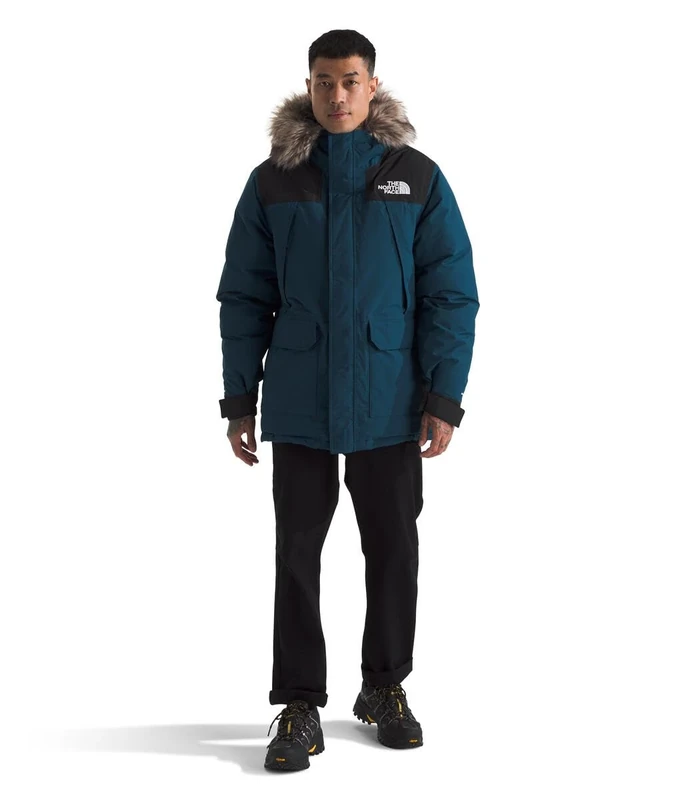 The North Face Men's Mcmurdo Parka, Midnight Petrol/Tnf Bla, XXL