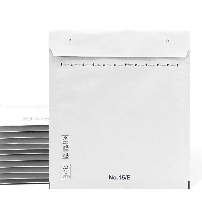 Padded Envelopes, Bubble Envelopes, Bubble Mailers with Self-Seal Seal, Clothing Shipping Bags, Padded Envelopes White - SIDI (220x260mm, 200 pcs)