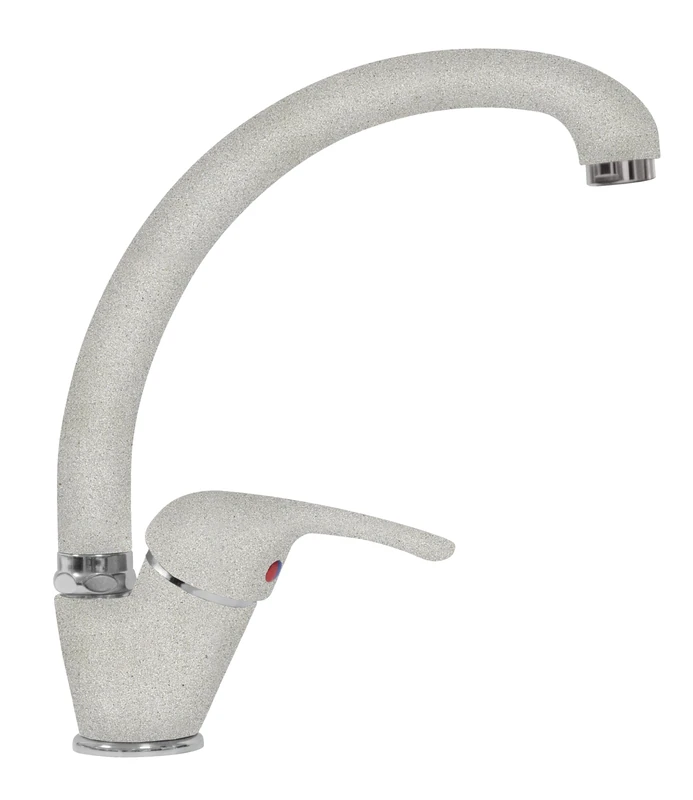 SCHOCK | Omega Alto Single Lever Mixer Tapered Barrel Colour New Aluminia, h250 mm