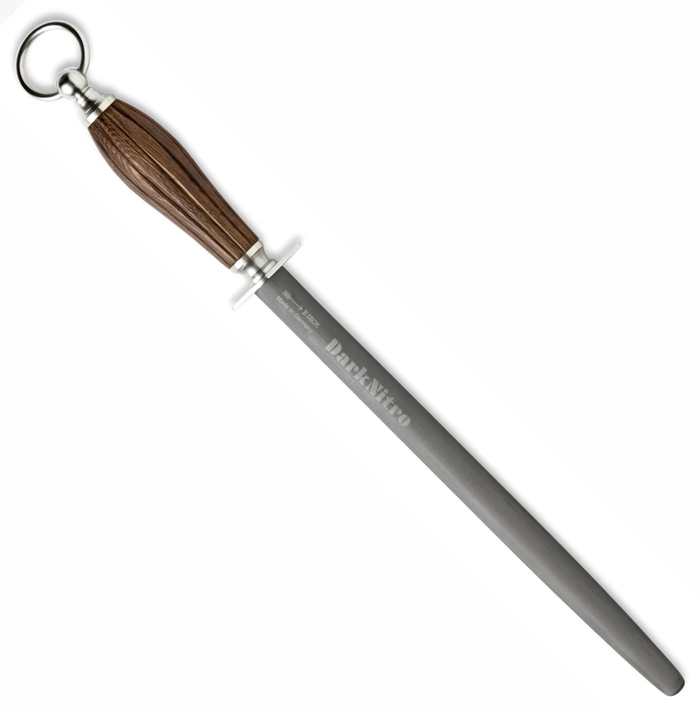 F.Dick Dark Nitro Sharpening Steel Oval - 30cm, Oak