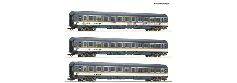 Roco 74018 H0 Set of 3 Eurofima Cars - Alex Railway