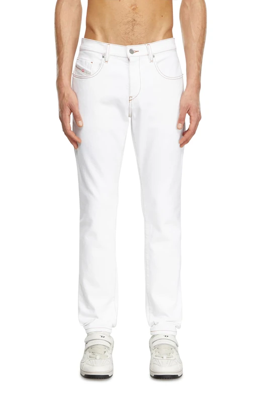 DIESEL_2019 D-STRUKT_Pants_White_29 Kurz