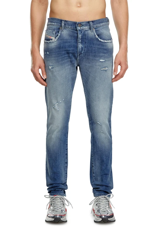 DIESEL_2019 D-STRUKT_Pants_Blue_33 Kurz