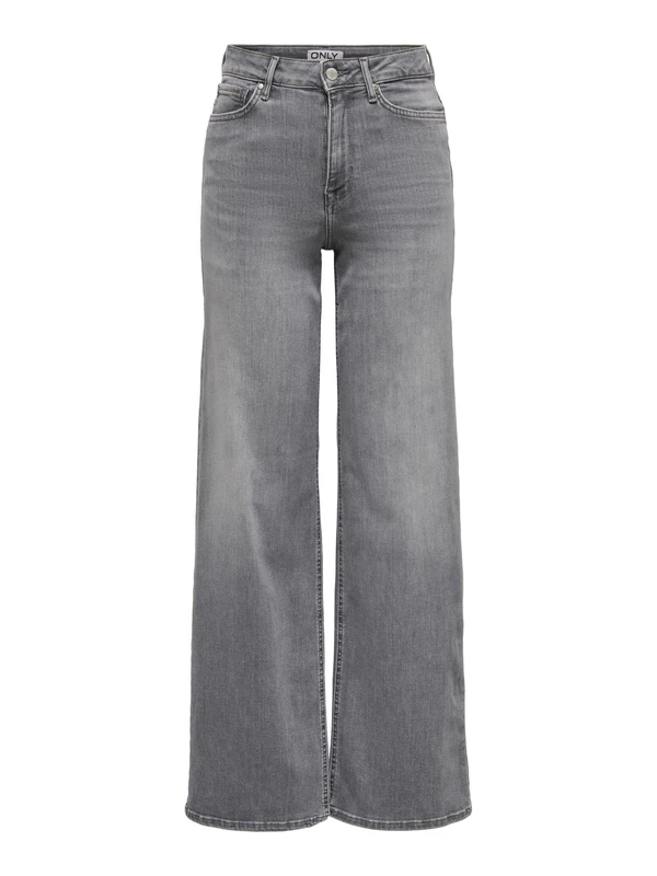Only Women's Onlmadison Blush Hw Wid DNM Rea0938 Noos Light Grey Denim S/30L - Image 1