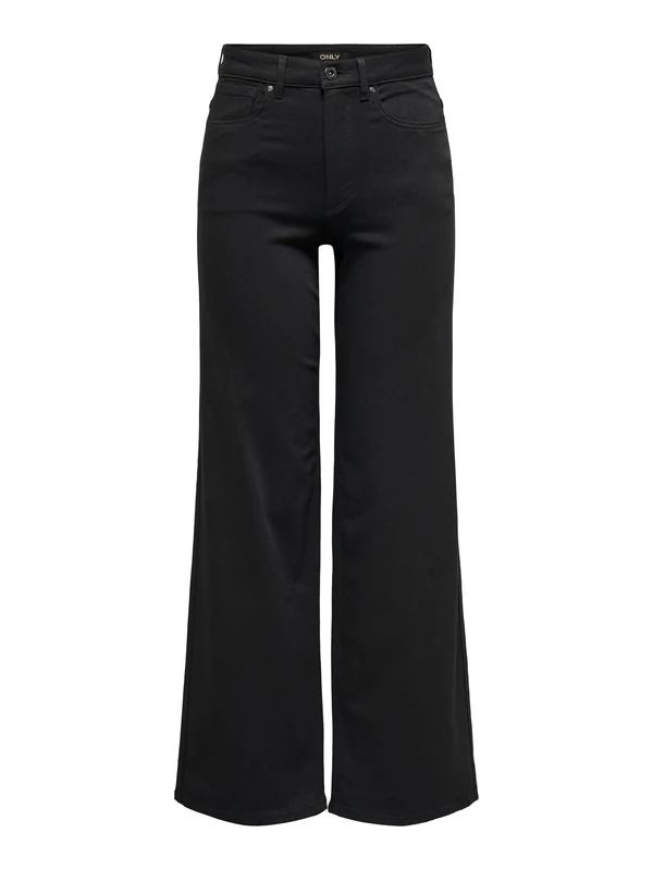 ONLY Womens Onlmadison Blush Hw Wide Dnm Soo796 Noos Jeans, Black Denim
